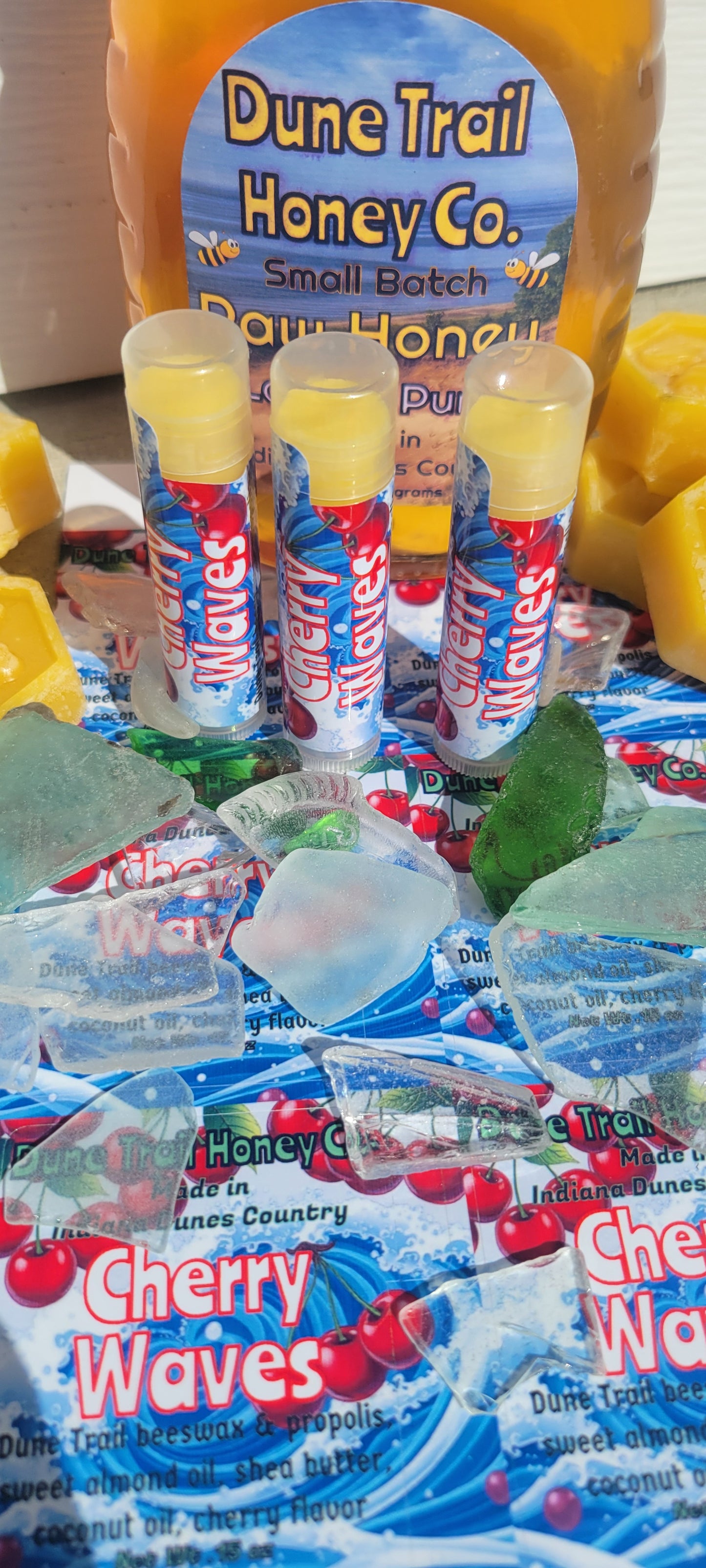 Cherry Wave Lip Balms-Pack of 3