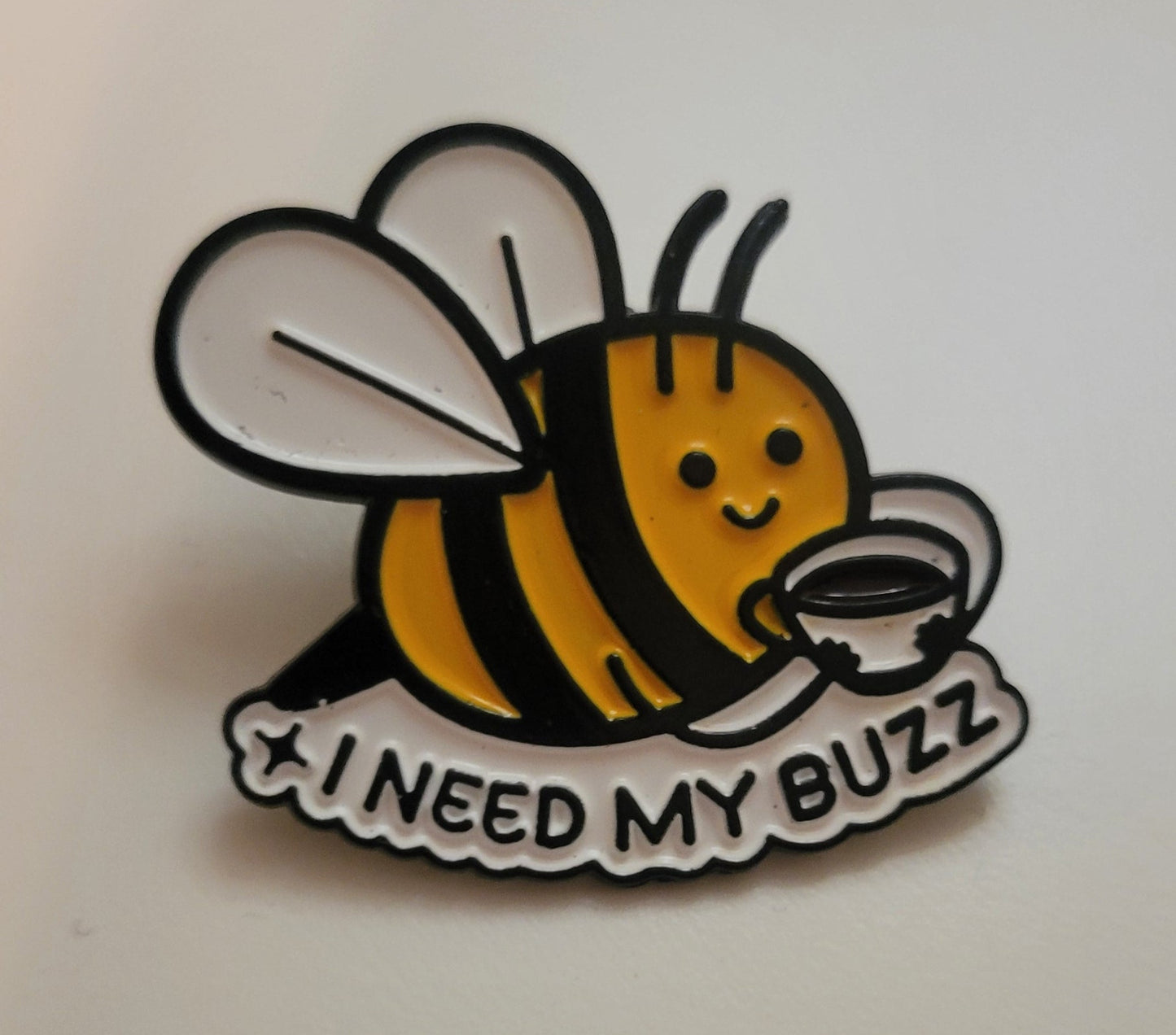 I need my Buzz hatpin with backing--great for coffee or tea drinker!