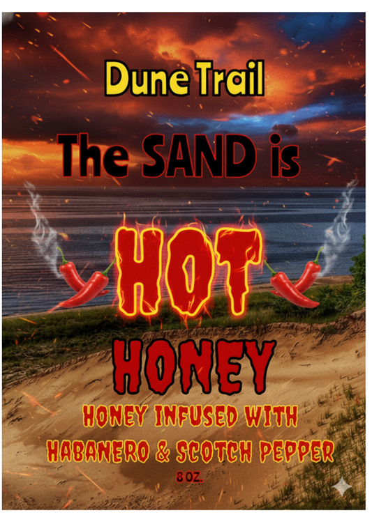 Dune Trail Hot Honey – Habanero & Scotch Bonnet Infusion