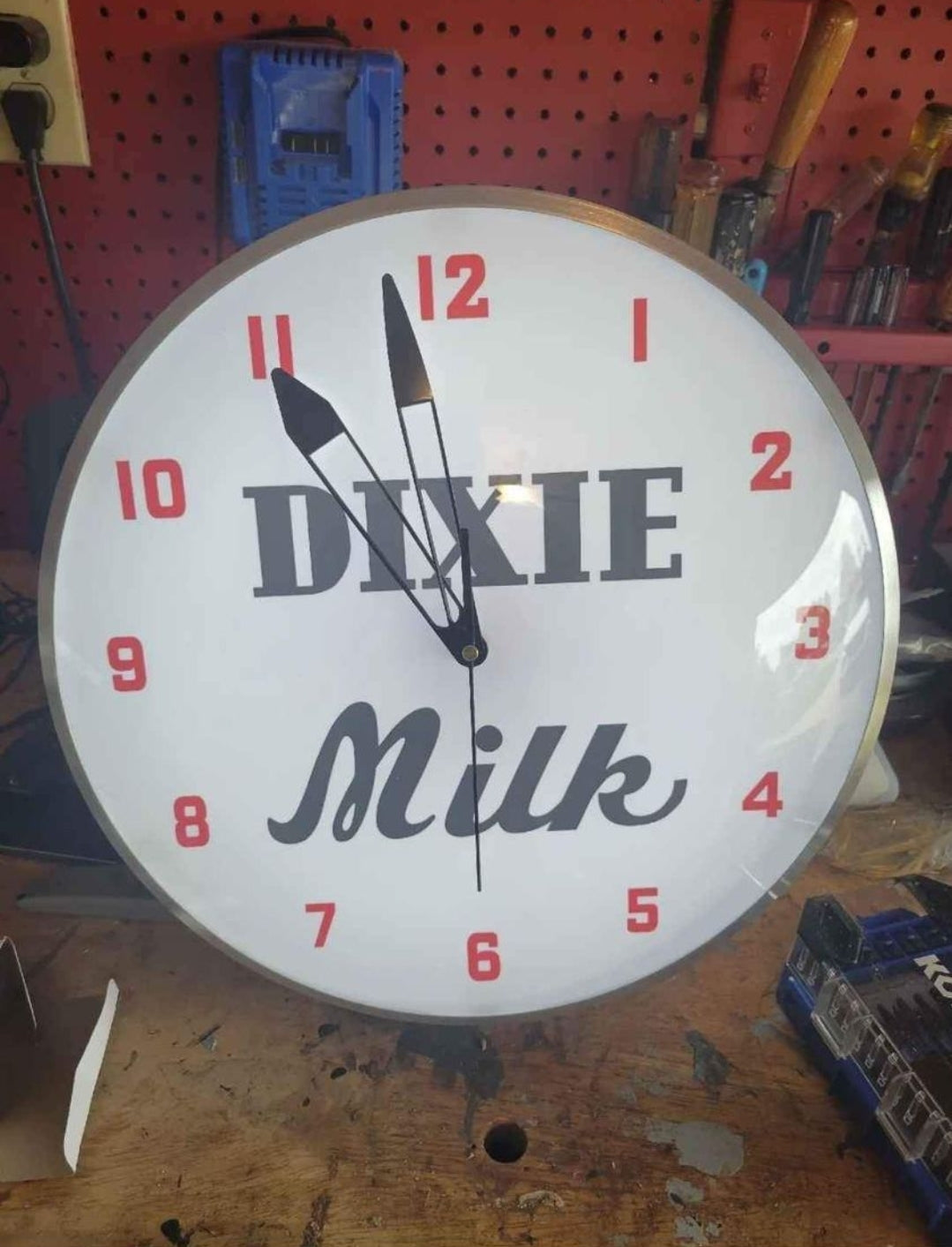 Dixie Dairy replica Clock NEW in sealed box-Last one