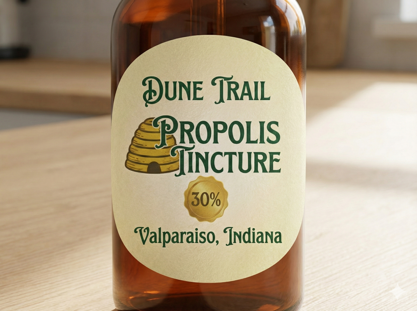 Bee Propolis Tincture 30% 1 ounce dropper